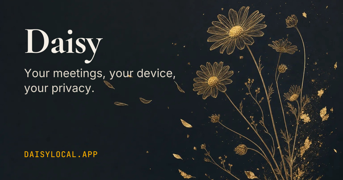 We built a private meeting assistant that runs locally on desktop and iPhone